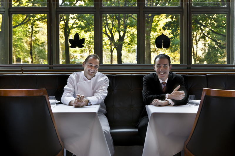 Daniel Humm, Executive Chef and Will Guidara, General Manager of Eleven Madison Park, NY.